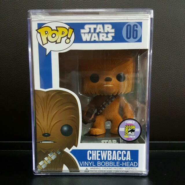 funko pop chewbacca flocked